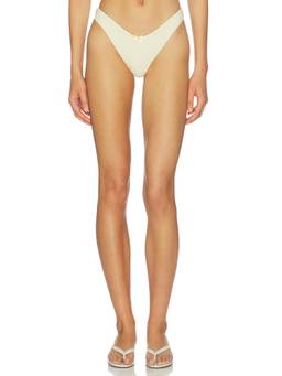 Tularosa - Huntington Women's High Cut Bikini Bottom Yellow