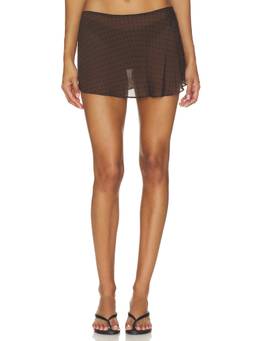With Jean - Sheer Georgette Women's Picot Trim Sleepwear Shorts Black