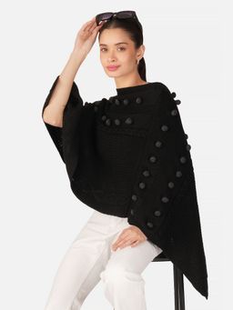 JOE Hazel - Self Designed Cable Knit Acrylic Poncho