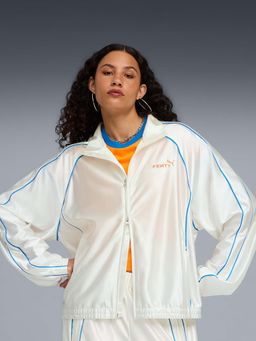 Puma - X FENTY T7 Women White Solid Track Jacket