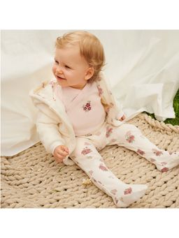 COOL CLUB - Solid Hooded Jacket - Cream