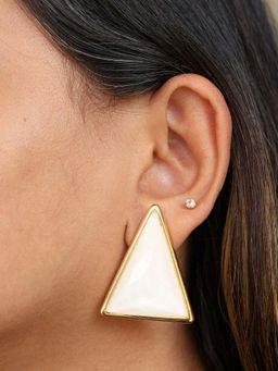 Viari Accessories - Triangle Dangle Earrings