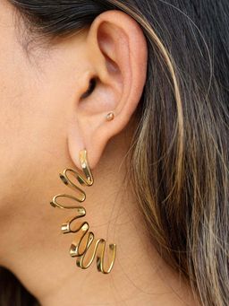 Viari Accessories - Ribbon Dangle Earrings