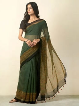 Fabindia - Cotton Silk Kota Ajrakh Print Sari