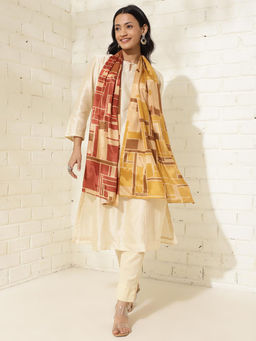 Fabindia - Multicolor Modal Printed Stole