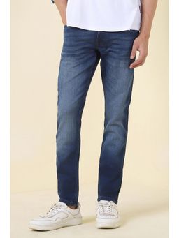Allen Solly - Men Blue Mid Wash Skinny Fit Jeans