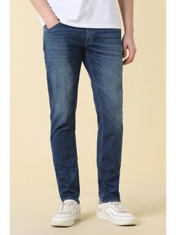 Allen Solly - Men Blue Mid Wash Skinny Fit Jeans