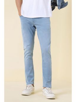 Allen Solly - Men Light Blue Light Wash Slim Fit Jeans