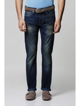 Louis Philippe - Men Blue Dark Slim Fit Jeans