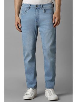 Louis Philippe - Men Blue Light Smart Fit Jeans
