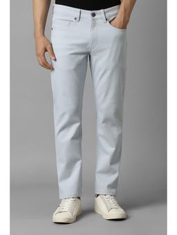 Louis Philippe - Men Blue Dark Smart Fit Jeans