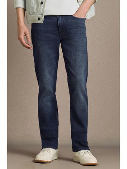 Louis Philippe - Men Navy Mid Slim Fit Jeans
