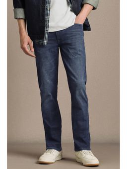 Louis Philippe - Men Blue Mid Slim Fit Jeans