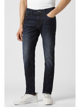 Van Heusen - Men Navy Dark Wash Skinny Fit Jeans