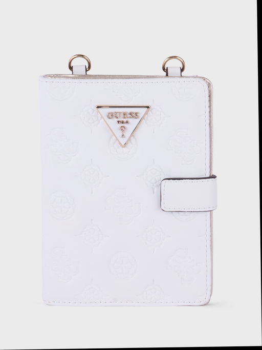 Buy Guess La Femme Slog Chain Passport Case White Online