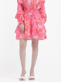 RAREISM - Ivania Pink Color Skirt