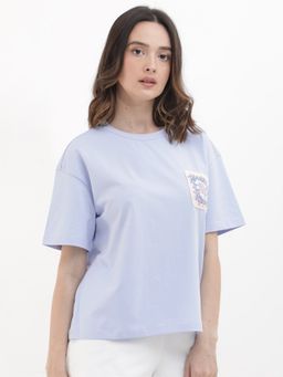 RAREISM - Poppy Light Blue T-Shirt