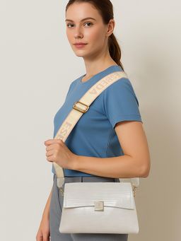 ESBEDA - Grey Serein Classy Sling Bag With Detachable Strap