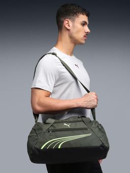 Puma - Green Solid Fundamental Sports Duffle Bag With Detachable Strap
