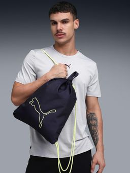 Puma - Blue Solid Plus Gym Sack Backpack