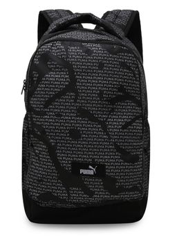 Puma - Black Printed Academy All-Over-Printed Multi-Compartment Backpack