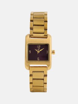 Haute Sauce - The Rectangle Watch - Maroon (SS26_HSWC7020) (M)