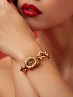 Haute Sauce - The Charm Chain Watch - Maroon (SS26_HSWC7023) (M)