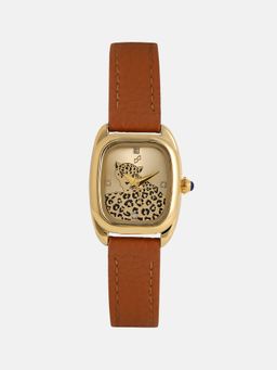 Haute Sauce - The Rose Leather Watch - Gold (SS26_HSWC7045) (M)
