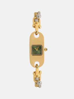 Haute Sauce - The Emerald Chain Link Watch (SS26_HSWC7050) (M)