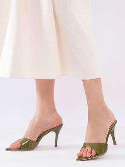 AXIUM - Women's Avocado Green Stilettos