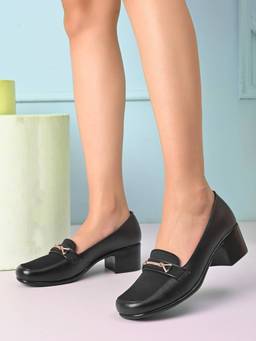 XE Looks - Comfortable Formal Block Heel Shoes