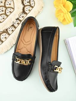 XE Looks - Comfortable ,Stylish And Fancy Chain Design Slip-On - Loafer