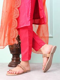 XE Looks - Stylish Ethnic Slip-On Flats