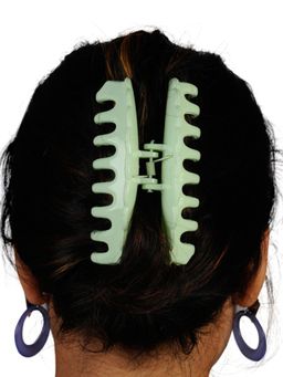 Accessher - Multicolour Acrylic Material Casual Wear Butterfly Clip For Women Pack Of 3