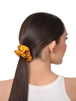 Accessher - Scrunchies Satin Silk Hair Accessories Rubber Bands For Women Pack Of 6
