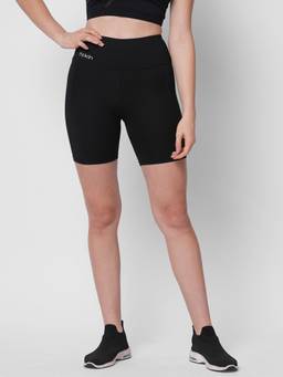 Fitkin - Women Black Core Biker Shorts