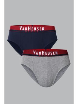Van Heusen Innerwear - Men Pack of 2 Plush Back Elasticized Waistband & Ultra Soft Briefs - Multicolour
