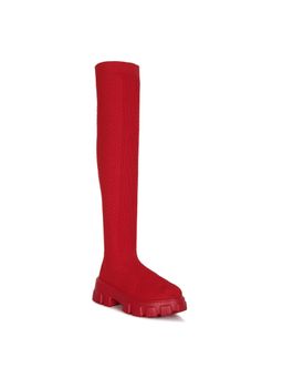 London Rag - Solid Red Casual Boots