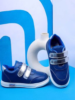 Tiny Bugs - Unisex Double Strap Sneakers - Blue
