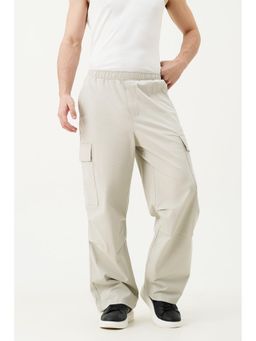 FREAKINS - Titanium Beige Men's Twill Cargo Pants