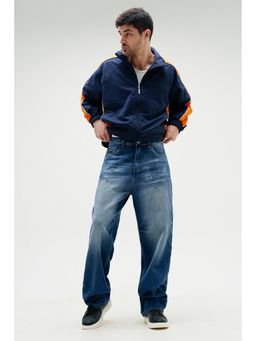 FREAKINS - Electric Cobalt Men's Baggy Jeans