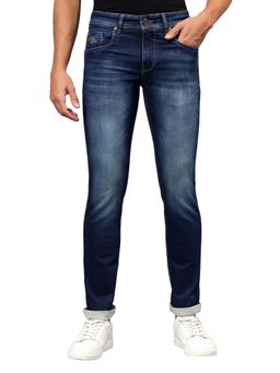 Cantabil - Men Blue Solid Stretchable Jeans
