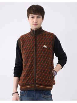 Monte Carlo - Men Regular Fit Sleeveless Sweater