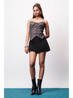 FREAKINS - Timeless Black Denim Skort