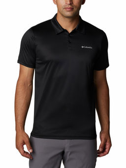 Columbia - Mens Black Omni-Wick Columbia Hike Polo Tshirt
