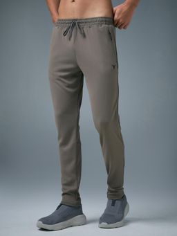 Technosport - Olive Printed Slim Fit Trackpant