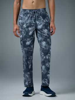 Technosport - Blue Printed Regular Fit Trackpant