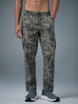 Technosport - Green Printed Regular Fit Trackpant