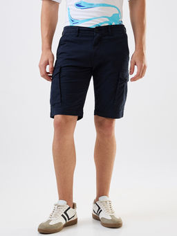 Spykar - Men Blue Regular Fit Casual Shorts
