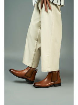 Heel Your Sole - Men Yago Gusset Tan Chelsea Boots